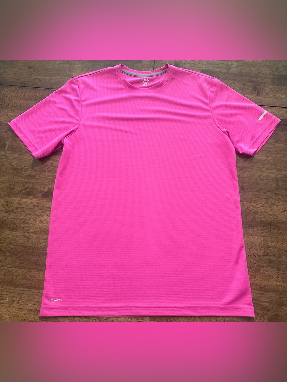 Athletic Works Women's Short Sleeve Crew -  Pink